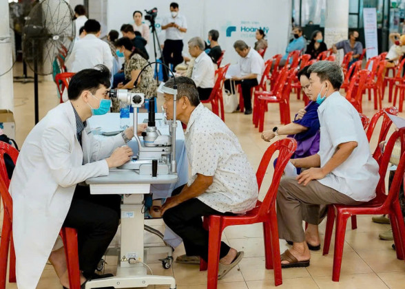Bệnh viện Thuận Mỹ ITO Đồng Nai khám bệnh, phát thuốc miễn phí cho người dân phường Trấn Biên