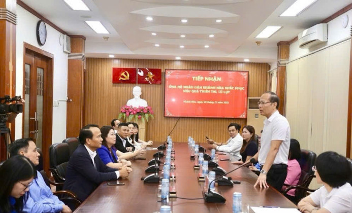 Nhiều địa phương chung tay hỗ trợ Khánh Hòa hơn 13 tỉ đồng khắc phục hậu quả thiên tai