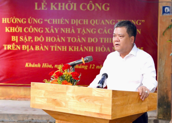 Khánh Hòa triển khai xây nhà cho hộ dân chịu thiệt hại  do trân lũ lụt giữa tháng 11
