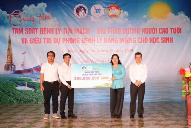 Tầm soát tim mạch, đái tháo đường và chăm sóc răng miệng cho 1.000 người dân Cà Mau