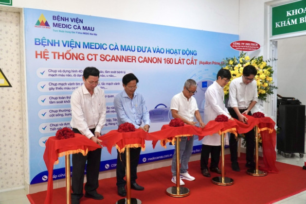 Bệnh viện MEDIC Cà Mau khai trương hệ thống chụp cắt lớp vi tính xoắn ốc 160 lát cắt thế hệ mới