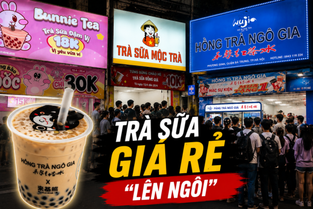 Thị trường đổi chiều, cuộc đua trà sữa dưới 30.000 đồng lên ngôi: Bí quyết chung đặc biệt của các chuỗi đang mở rộng “thần tốc”